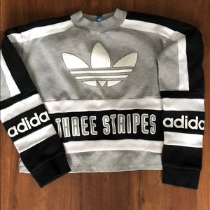 Adidas cropped sweatshirt